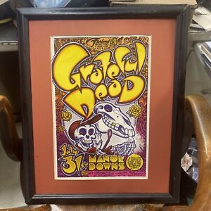 Grateful Dead Acid Horse Concert Poster 1982 Manor Downs Austin TX  Litho