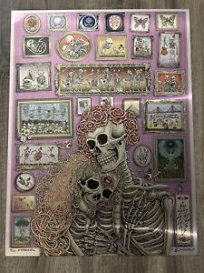 Emek Fare Thee Well Grateful Dead Couple On Metal Purple Variant