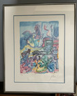 Jerry Garcia-1st Edition “Drummers” Lithograph SilkScreen Sign-402/500