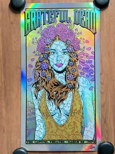 FOIL Chuck Sperry Poster Grateful Dead The Capitol Theatre 3-20-1970 AE /20 2023