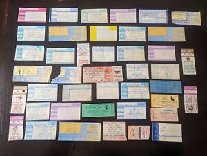 Grateful Dead - Ticket Stub Lot Of 42 - 1987 - 1993 - Jerry Garcia