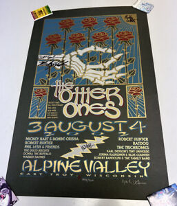 Gary Houston - 2002 - The Other Ones Concert Poster S&N By Bob Weir, Phil Lesh..