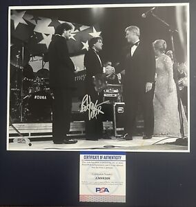 Bobby Weir 8x10.5 Photo Signed - Grateful Dead - PSA/DNA - Bill Clinton