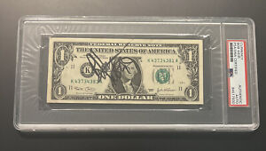 Bobby Weir Signed $1 Bill - PSA/DNA Slabbed - Grateful Dead - RatDog - Dead & Co