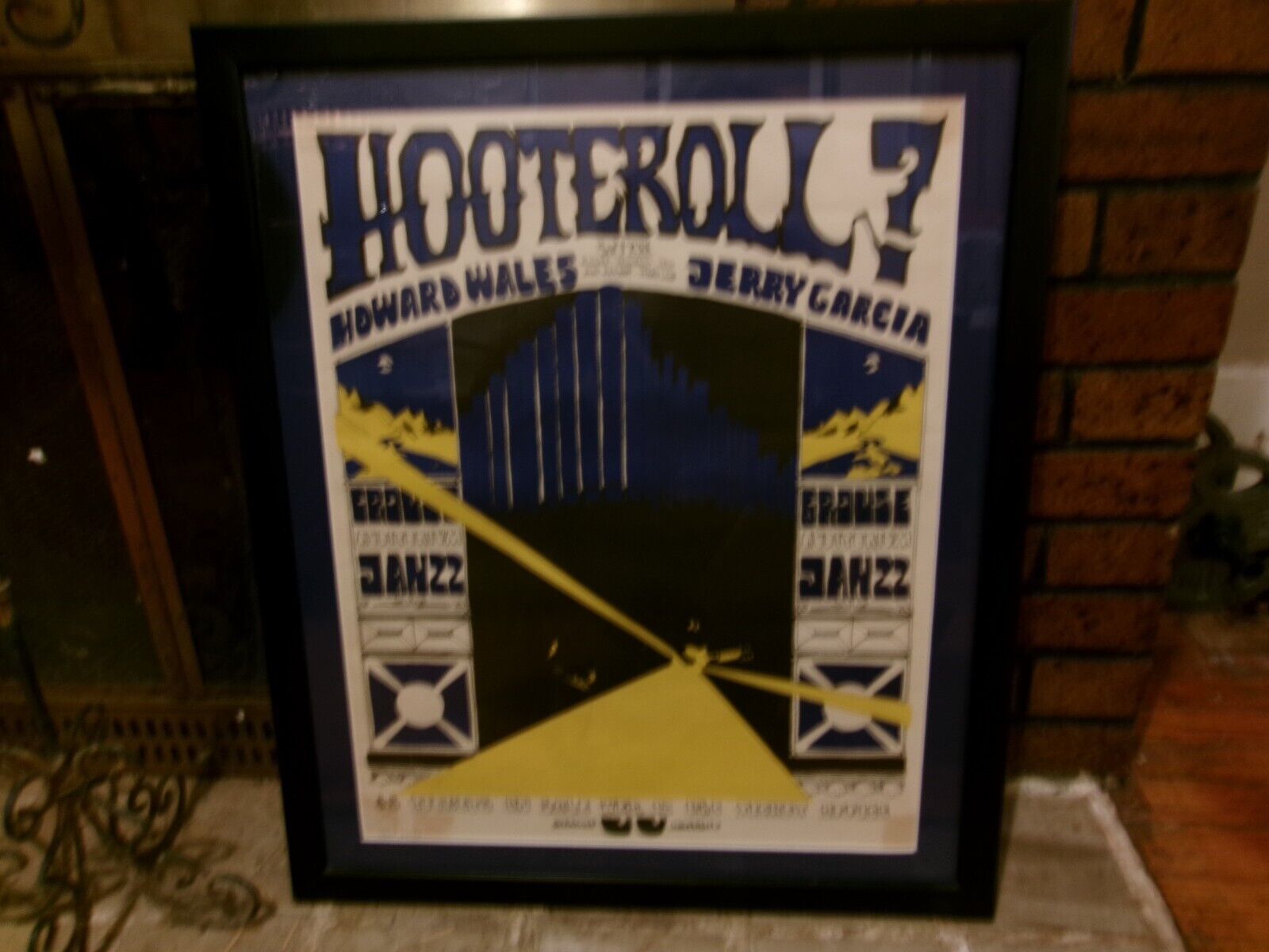 Jerry Garcia Hooteroll - 1/22/72 Syracuse Original Screen Print Concert Poster