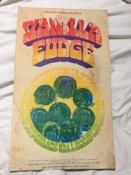 New ListingGrande Ballroom Poster 1967 Vanilla Fudge MC5 RGP 58 Fillmore Family Avalon Era