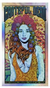 Grateful Dead "Bertha" Sparkle Foil Edition Poster x/65 by Chuck Sperry