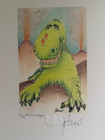 Jerry Garcia RELUCTANT DRAGON" 1st Edit LITHO SilkScreen Signature 456 500