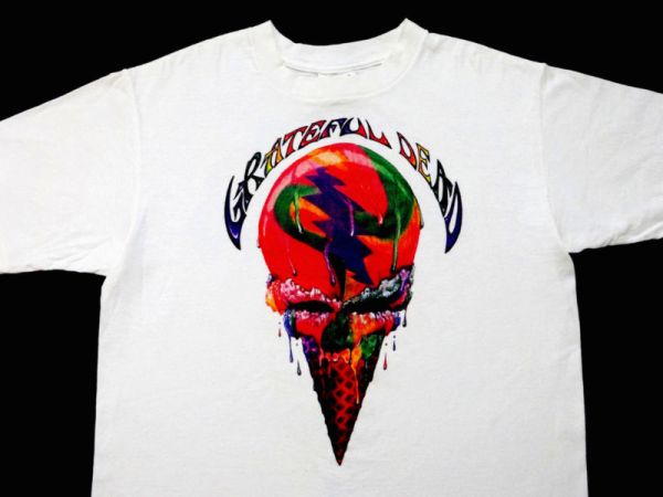 Grateful Dead Shirt T Shirt Vintage 1990 Chicago Ice Cream Brent Mydland GDM XL