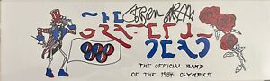 Grateful Dead 84' Olympic Bumper Sticker-Jerry Garcia Signed (Beckett Certified)
