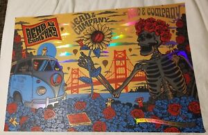 Dead & Company San Francisco 2023 Poster July 14 15 16 Status #769 FOIL UNCUT!