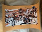 Chopper Motorcycle Fink Like Print Grateful Dead & Co Poster Artist Aj MASTHAY