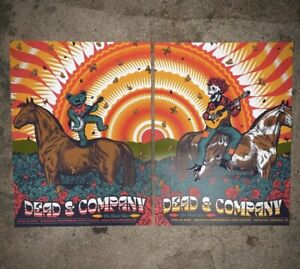 Dead and Company Poster Saratoga Springs SPAC Numbered Set CUT **Ready To Ship**