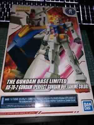 MG The Gundam Base Limited RX-78-2 Gundam[Perfect Gundam Ver.][Anime Color]--NIB