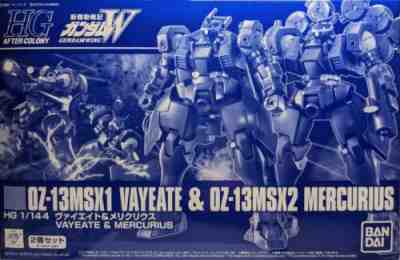 Premium Bandai HG 1/144 OZ-13MSX1 VAYEATE & OZ-13MSX2 MERCURIUS HGAC Model Kit