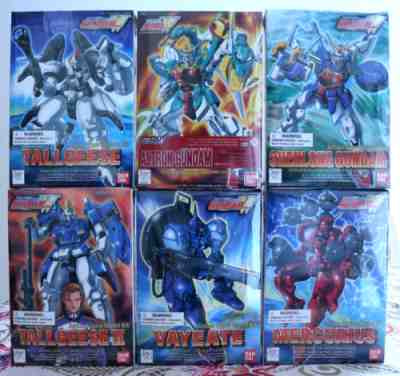 Lot of 6 1995 Bandai Gundam-W Series 1/144 Gundam Wing Model Kits Sealed NIB