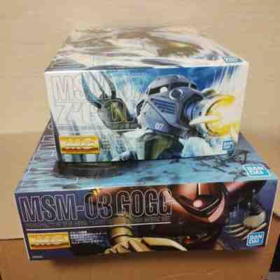 Bandai MG 1/100 Gundam plastic models MSM-03 GOGG&MSM-07 Z'GOK New