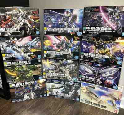 HG Gundam Universal Century Model Kit Lot - 1:144 - New and Sealed