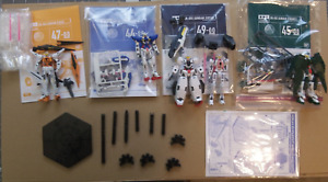 Bandai HCM Pro Set of 4 - 00 Gundam Figures with Display Stand Loose- U.S.Seller