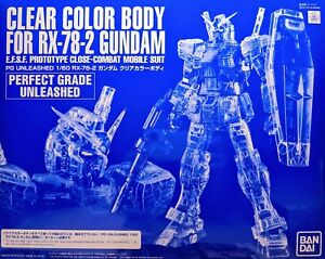 Premium Bandai PG UNLEASHED 1/60 CLEAR COLOR BODY FOR RX-78-2 GUNDAM Expansion