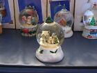 6pcs Complete Series Hallmark Keepsake Winter Wonderland Snow Globe Ornments