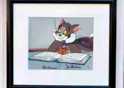 Extremely rare signed Tom and Jerry animation cel - 244/300, excellent condition