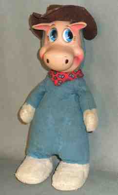 1959 Quick Draw McGraw 16" PLUSH TOY Hanna Barbera Horse - by Knickerbocker 