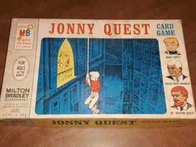 Vintage Jonny Quest Card Game From Milton Bradley 1964 1965