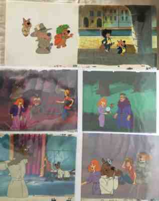 Scooby Doo and Scrappy Doo Cel Lot