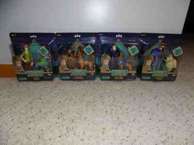 Set of 4 New Basic Fun Scoob! Figures Shaggy Dynomutt Blue Falcon Scooby Doo 