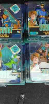 Set of 4 New Basic Fun Scoob! Shaggy Dynomutt Blue Falcon Scooby Doo rare