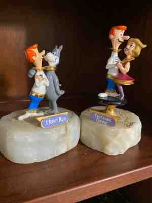 Ron Lee signed Jetsons statues! I Rove Roo & The Cosmic Couple 