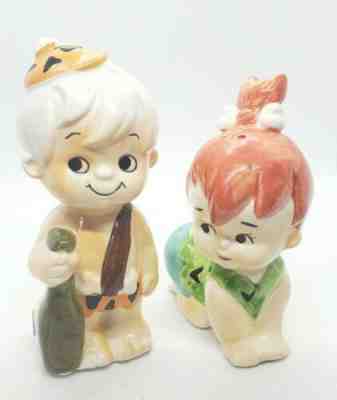 Vandor Flintstones Bam Bam And Pebbles Salt And Pepper Shakers
