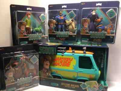 Scoob! 2020 Shaggy Dynomutt Falcon Scooby Doo Caveman Muttley & Mystery Van