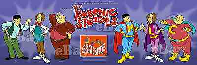 EXTRA LARGE! THREE ROBONIC STOOGES Panoramic Photo Print HANNA BARBERA Studios