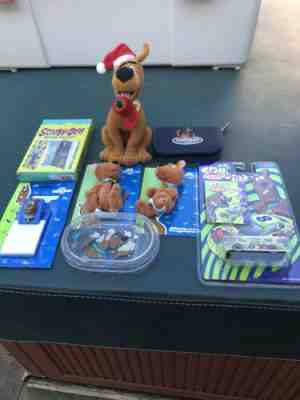 Scooby Doo Lot NASCAR 1:64 Wallet Plush Locker Magnets Soap Dish Note Pad Etc