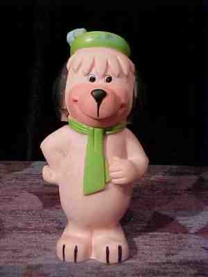 Vintage Mexican SQUEAKY DUM DUM by Hanna Barbera Squeeze Doll BUCKY MEXICO 