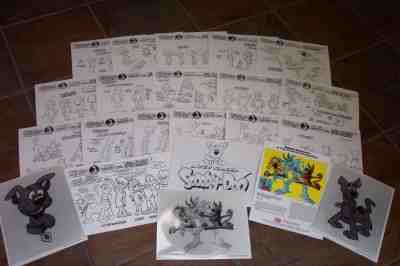 A PUP NAMED SCOOBY DOO ANIMATORS MODEL SHEETS & PHOTO for willi8596