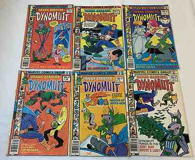 Hanna-Barbera DYNOMUTT comics #1 2 3 4 5 6 ~ FULL SET ~ Blue Falcon