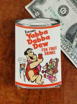 FLINTSTONES Cartoon TV Yabba Dabba Dew Drink Advertising Playing Cards SEALED