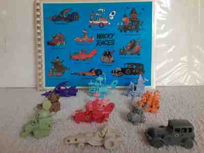                                        Wacky Races cars complete set all 11 cars