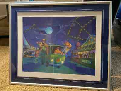 Scooby Doo Foul Play in Funland Lithograph Limited Signed Iwao Takamoto COA