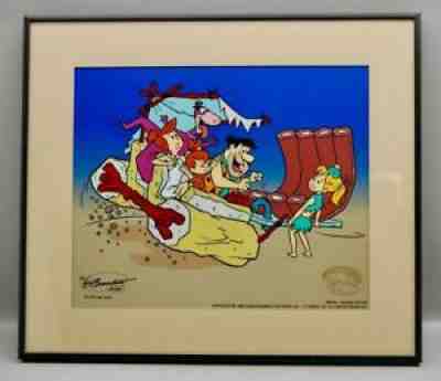 LIMITED EDITION FLINTSTONES SERICEL "FRED'S BIG TIP" HANNA BARBERA - FRED, WILMA