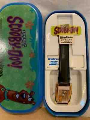 Vintage Scooby Doo 1998 Armitron Watch With Case Purple Accents, New Vintage