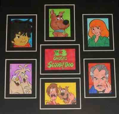 Hanna Barbera Scooby Doo 13 Ghosts Vincent Price P. Owsley Sketch Cards Framed