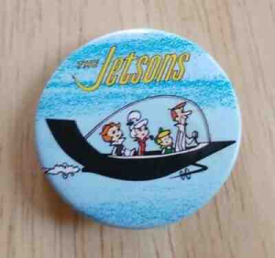 Vintage '82 The Jetsons Hanna Barbera Cartoon Animated Series button pinback pin