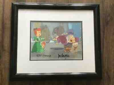 HANNA-BARBERA SIGNED PRODUCTION CEL FLINTSTONES 