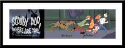 Scooby Doo Animation Cel Hanna Barbera Signed Where Are You Rare Edition Cell