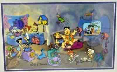 Rare Signed Limited Edition The Flintstones' Wacky Inventions Cel & Book