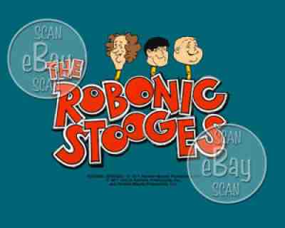 Rare! THREE ROBONIC STOOGES Cartoon TV Photo HANNA BARBERA Studios SKATEBIRDS